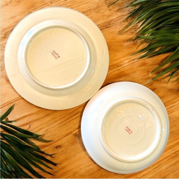 VINTAGE Hand-Painted Kids Dish Set - Duck, Dog, & Child Design - Made in Japan - Picture 8 of 14